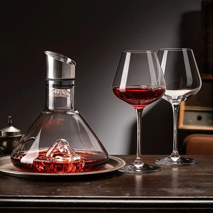 Decanter de Vinho Vidro Iceberg Aerador Home Bar Zeraffe - Zeraffe | Novidades exclusivas e produtos que facilitam sua vida