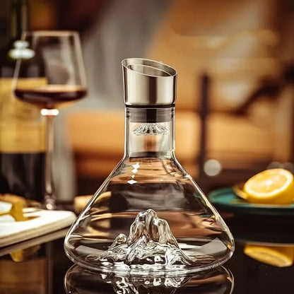 Decanter de Vinho Vidro Iceberg Aerador Home Bar Zeraffe - Zeraffe | Novidades exclusivas e produtos que facilitam sua vida