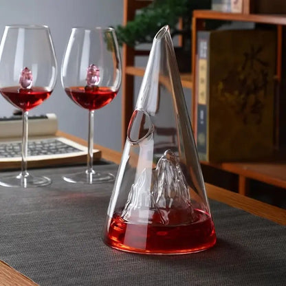 Decanter de Vinho Whisky Vidro Pirâmide Bar em Casa Zeraffe - Zeraffe | Novidades exclusivas e produtos que facilitam sua vida