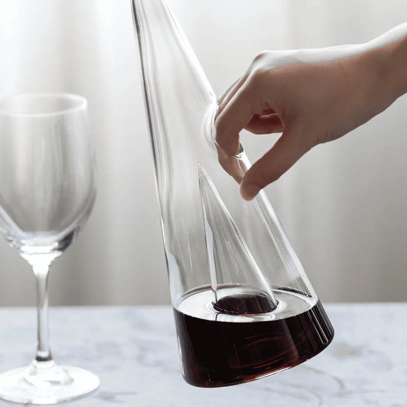 Decanter de Vinho Whisky Vidro Pirâmide Bar em Casa Zeraffe - Zeraffe | Novidades exclusivas e produtos que facilitam sua vida