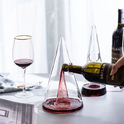 Decanter de Vinho Whisky Vidro Pirâmide Bar em Casa Zeraffe - Zeraffe | Novidades exclusivas e produtos que facilitam sua vida