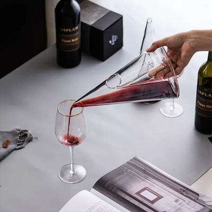 Decanter de Vinho Whisky Vidro Pirâmide Bar em Casa Zeraffe - Zeraffe | Novidades exclusivas e produtos que facilitam sua vida