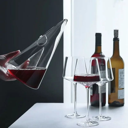 Decanter de Vinho Whisky Vidro Pirâmide Bar em Casa Zeraffe - Zeraffe | Novidades exclusivas e produtos que facilitam sua vida