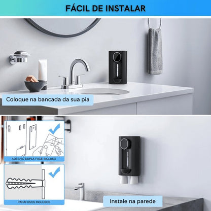 Dispenser Enxaguante Bucal Automático USB Recarregável Zeraffe - Zeraffe | Novidades exclusivas e produtos que facilitam sua vida