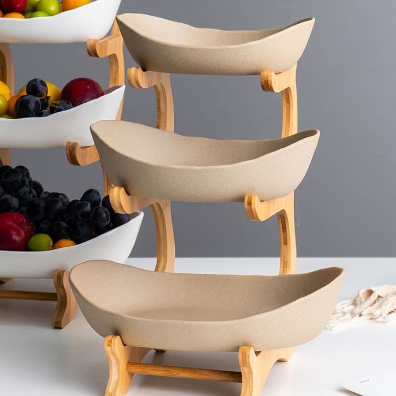 Fruteira de Mesa Cesta de Fruta Bambu Zeraffe - Zeraffe | Novidades exclusivas e produtos que facilitam sua vida