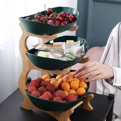 Fruteira de Mesa Cesta de Fruta Bambu Zeraffe - Zeraffe | Novidades exclusivas e produtos que facilitam sua vida