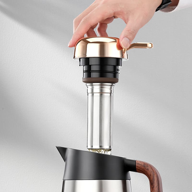 Garrafa Térmica Café Chá Inox 1.6L Zeraffe - Zeraffe | Novidades exclusivas e produtos que facilitam sua vida