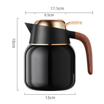 Garrafa Térmica para Café Chá de Inox e Cerâmica 1000ml Zeraffe - Zeraffe | Novidades exclusivas e produtos que facilitam sua vida