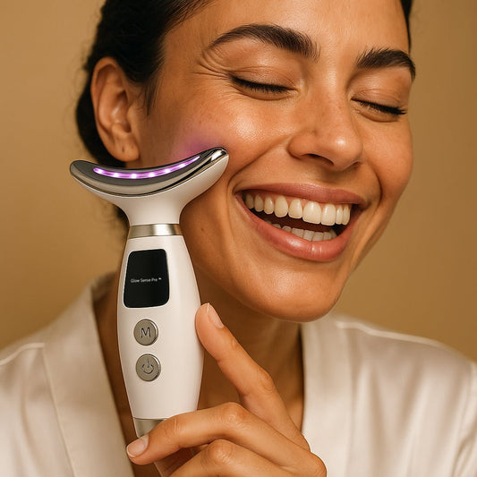 Glow Sense Pro - Massageador Facial 7 em 1 - Zeraffe