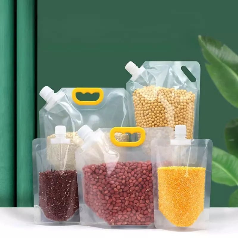 Kit 10 Sacos de Armazenamento Dispenser de Alimentos Zeraffe - Zeraffe | Novidades exclusivas e produtos que facilitam sua vida