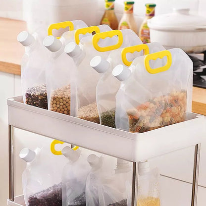 Kit 10 Sacos de Armazenamento Dispenser de Alimentos Zeraffe - Zeraffe | Novidades exclusivas e produtos que facilitam sua vida