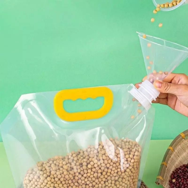 Kit 10 Sacos de Armazenamento Dispenser de Alimentos Zeraffe - Zeraffe | Novidades exclusivas e produtos que facilitam sua vida