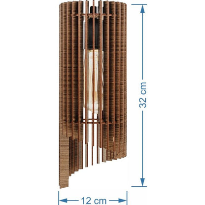 Kit 3 Pendentes de Teto em Madeira Giovana - Zeraffe