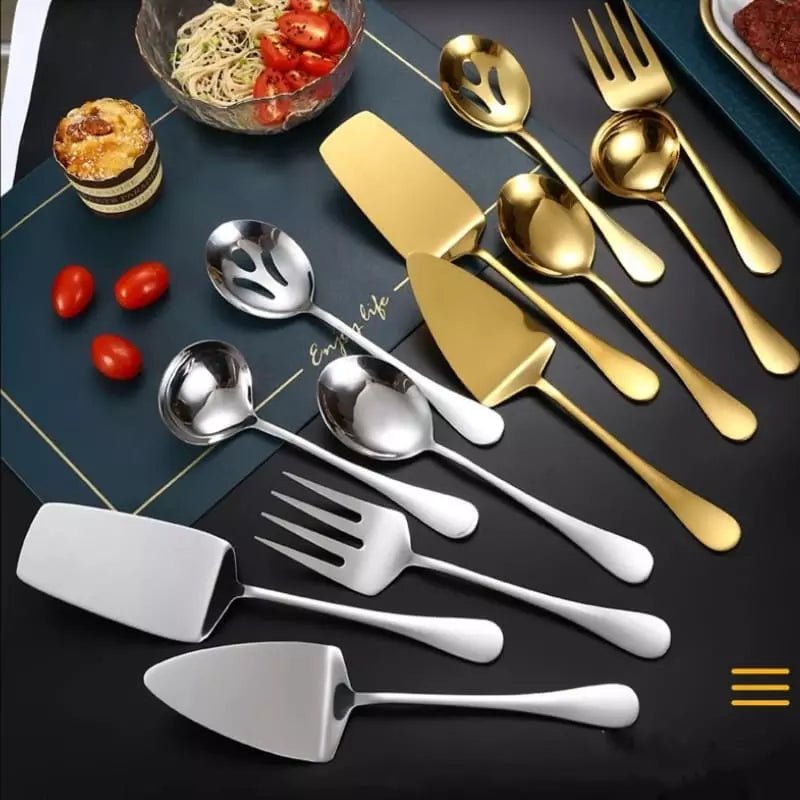 Kit Utensílios de Cozinha 6 Peças Inox Dourado Zeraffe - Zeraffe | Novidades exclusivas e produtos que facilitam sua vida