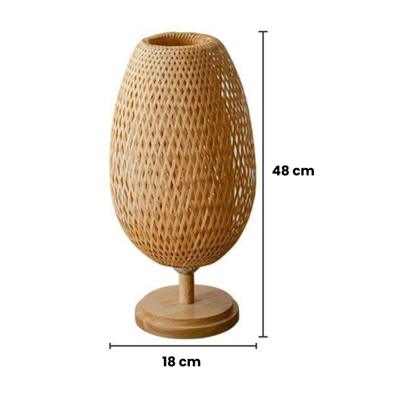 Luminária de Mesa Rattan - Zeraffe