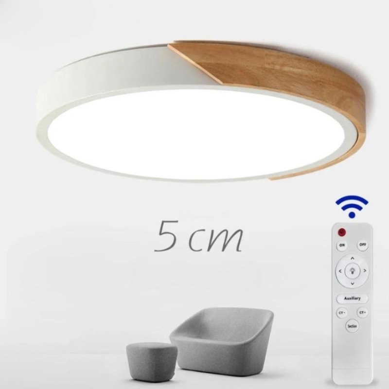 Luminária de Teto Plafon Led Controle Remoto - Zeraffe