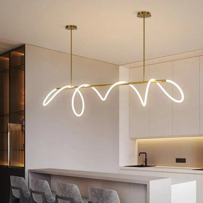 Lustre Moderno e Minimalista Para Sala Led - Zeraffe