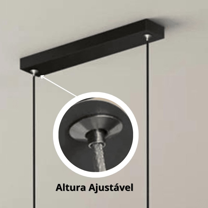 Lustre Pendente Para Sala 90cm - Hoffa - Zeraffe