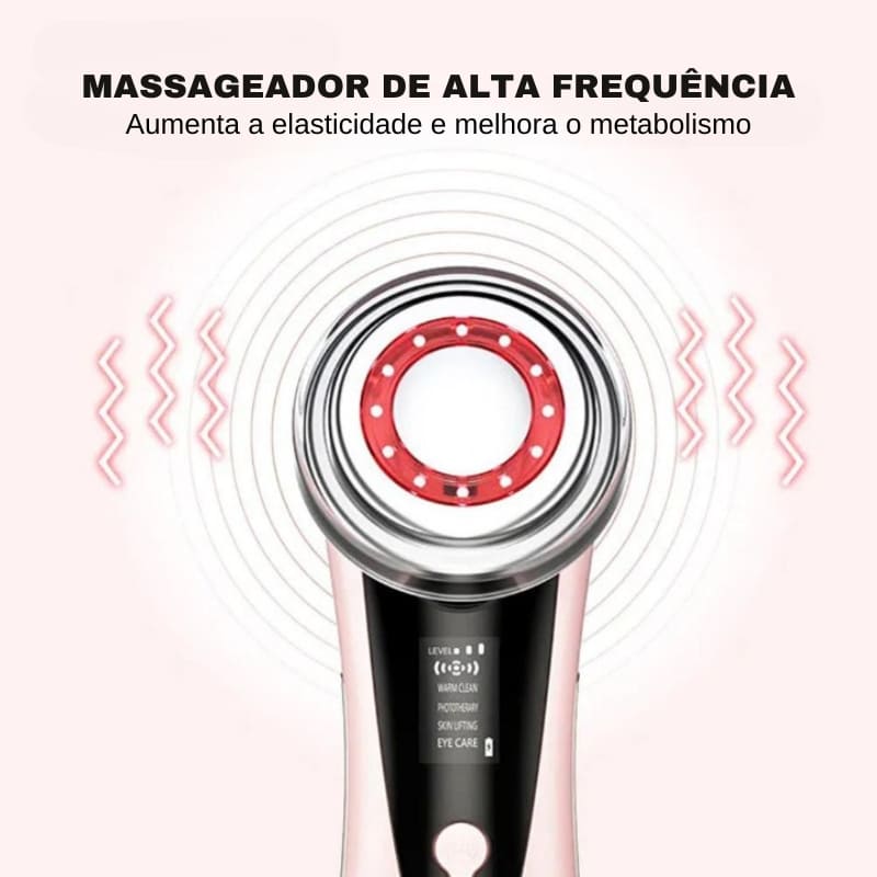 Massageador Elétrico Facial Aparelho de Massagem Multifuncional Zeraffe - Zeraffe | Novidades exclusivas e produtos que facilitam sua vida