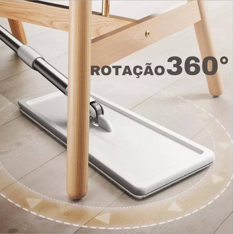 Mop de Limpeza Esfregão Mop Giratório com Balde Zeraffe - Zeraffe | Novidades exclusivas e produtos que facilitam sua vida