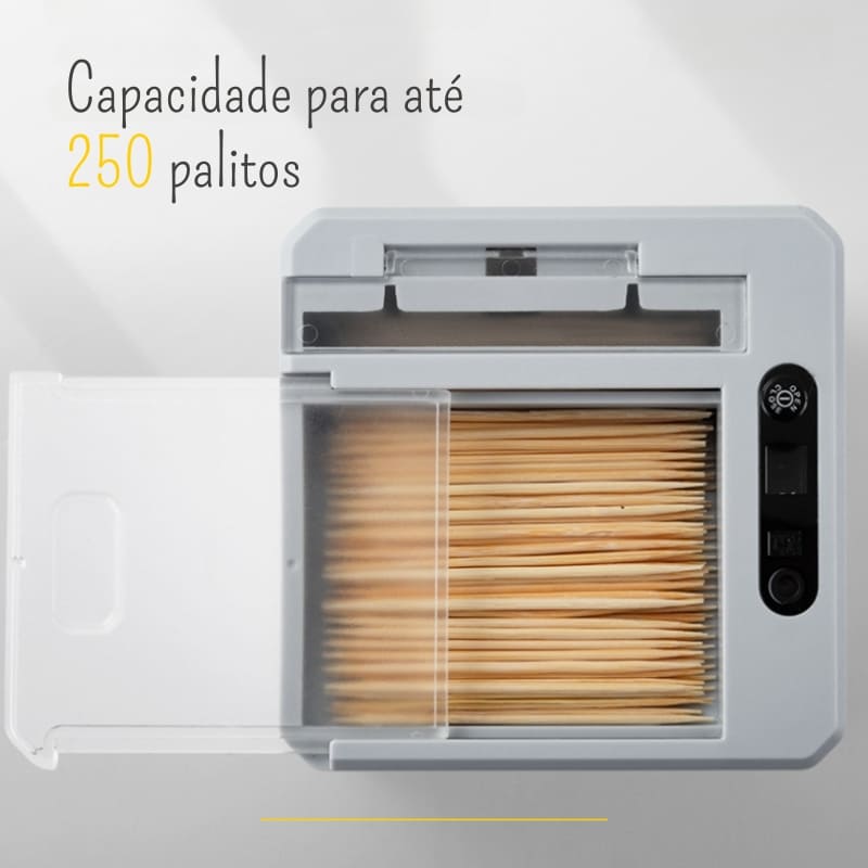 Paliteiro Automático com Sensor Porta Palito de Dentes Zeraffe - Zeraffe | Novidades exclusivas e produtos que facilitam sua vida