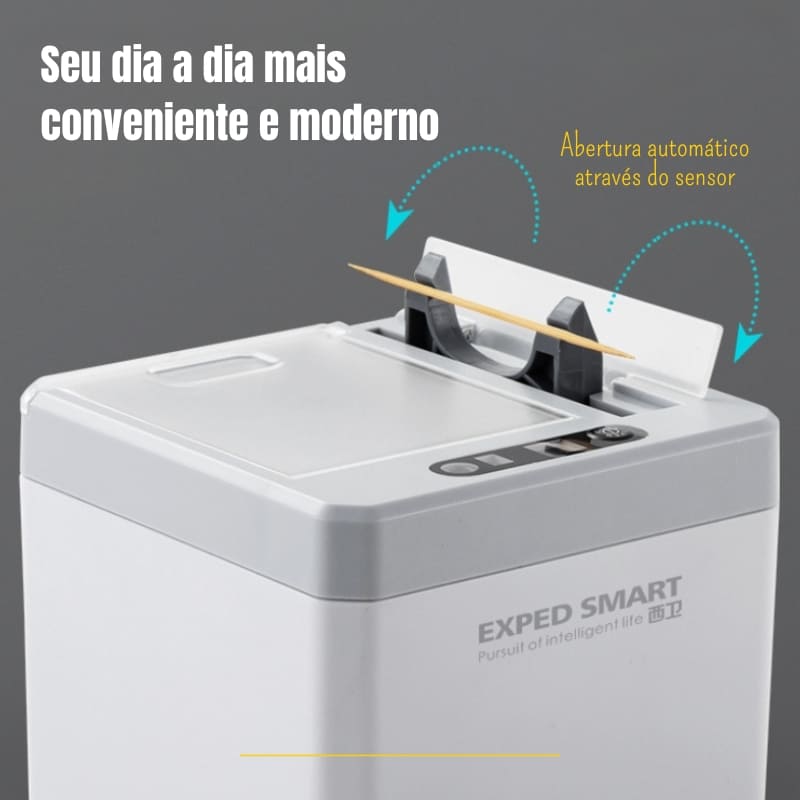 Paliteiro Automático com Sensor Porta Palito de Dentes Zeraffe - Zeraffe | Novidades exclusivas e produtos que facilitam sua vida