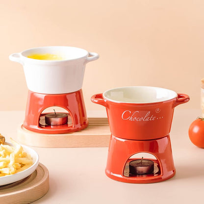 Panela de Fondue de Queijo e Chocolate Cerâmica Zeraffe - Zeraffe | Novidades exclusivas e produtos que facilitam sua vida