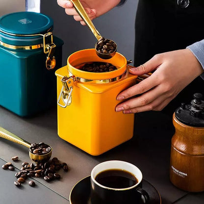 Porta Alimentos Pote com Tampa Hermético para Café Zeraffe - Zeraffe | Novidades exclusivas e produtos que facilitam sua vida