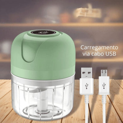 Processador de Alimentos Mini Elétrico USB Portátil Zeraffe - Zeraffe | Novidades exclusivas e produtos que facilitam sua vida