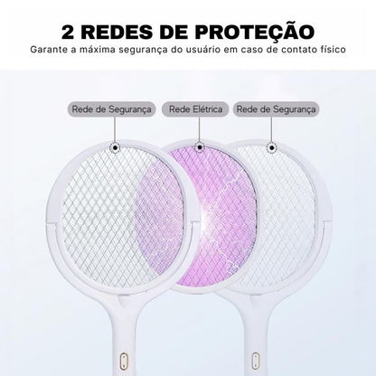 Raquete Elétrica Armadilha Mata Mosquito Zeraffe - Zeraffe | Novidades exclusivas e produtos que facilitam sua vida