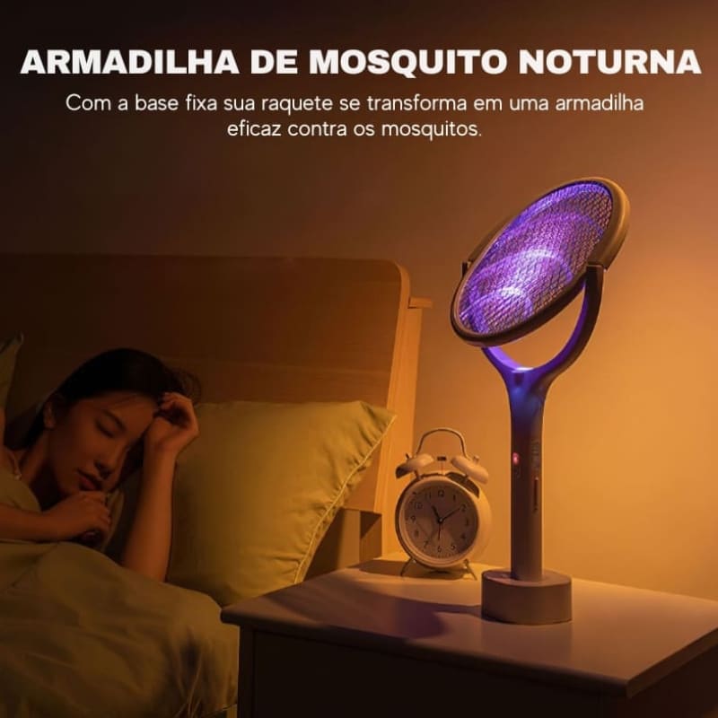 Raquete Elétrica Armadilha Mata Mosquito Zeraffe - Zeraffe | Novidades exclusivas e produtos que facilitam sua vida