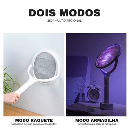 Raquete Elétrica Armadilha Mata Mosquito Zeraffe - Zeraffe | Novidades exclusivas e produtos que facilitam sua vida