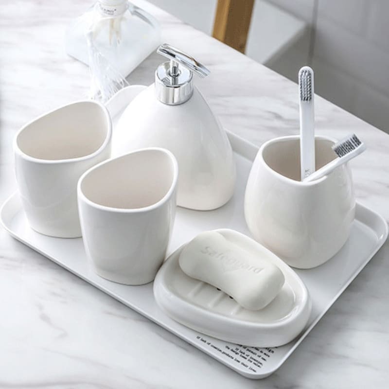 Saboneteira Kit Banheiro Lavabo Conjunto de Banheiro Zeraffe - Zeraffe | Novidades exclusivas e produtos que facilitam sua vida