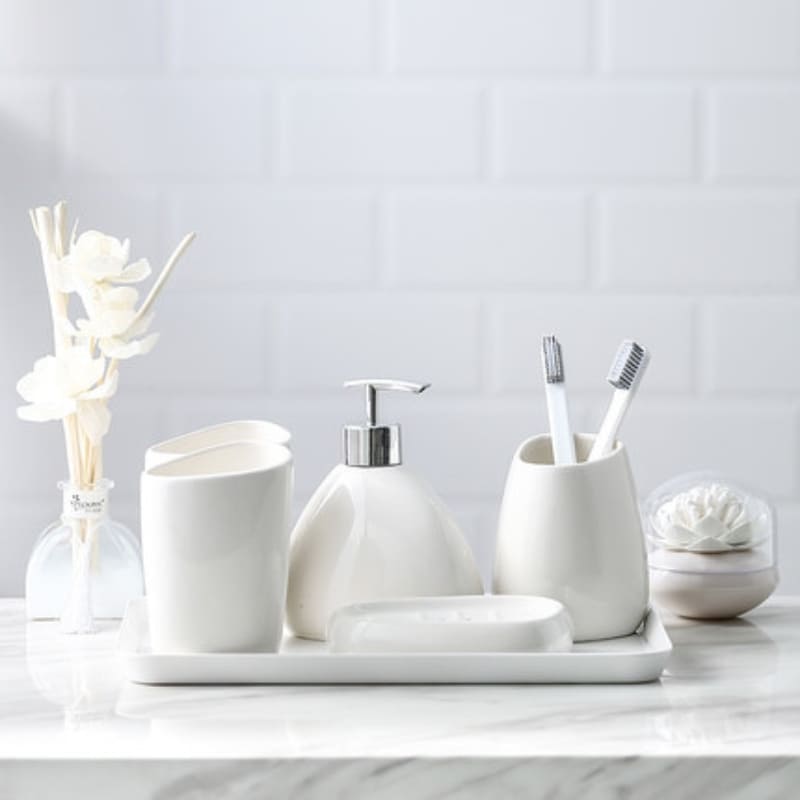 Saboneteira Kit Banheiro Lavabo Conjunto de Banheiro Zeraffe - Zeraffe | Novidades exclusivas e produtos que facilitam sua vida