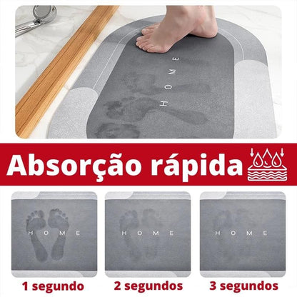 Tapete para Banheiro Antiderrapante Absorvente Premium - Zeraffe | Novidades exclusivas e produtos que facilitam sua vida