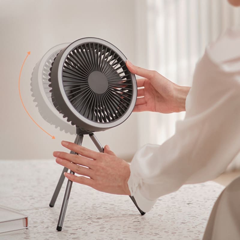 Ventilador de Coluna Portátil Recarregável de Mesa Zeraffe - Zeraffe | Novidades exclusivas e produtos que facilitam sua vida